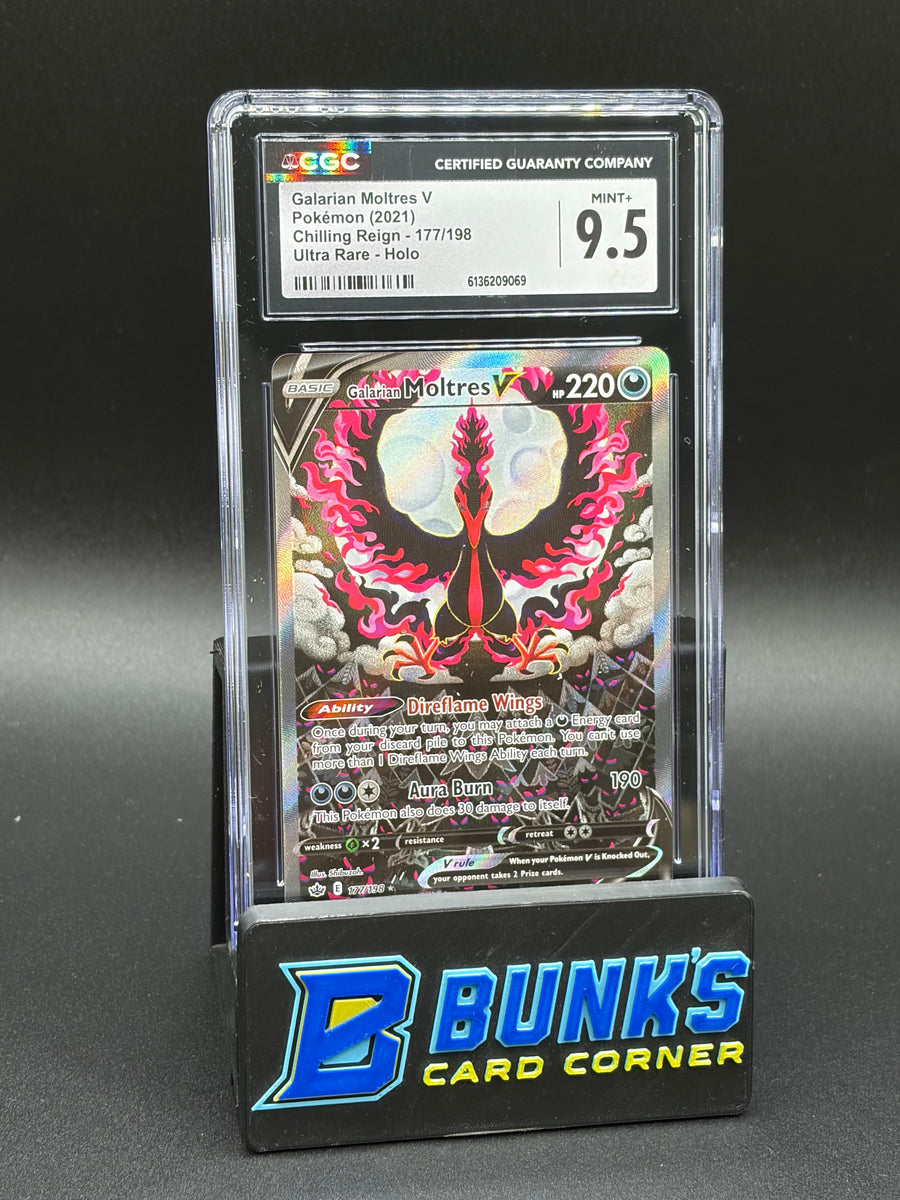 Galarian Moltres V Ultra Rare Holo CGC 9.5