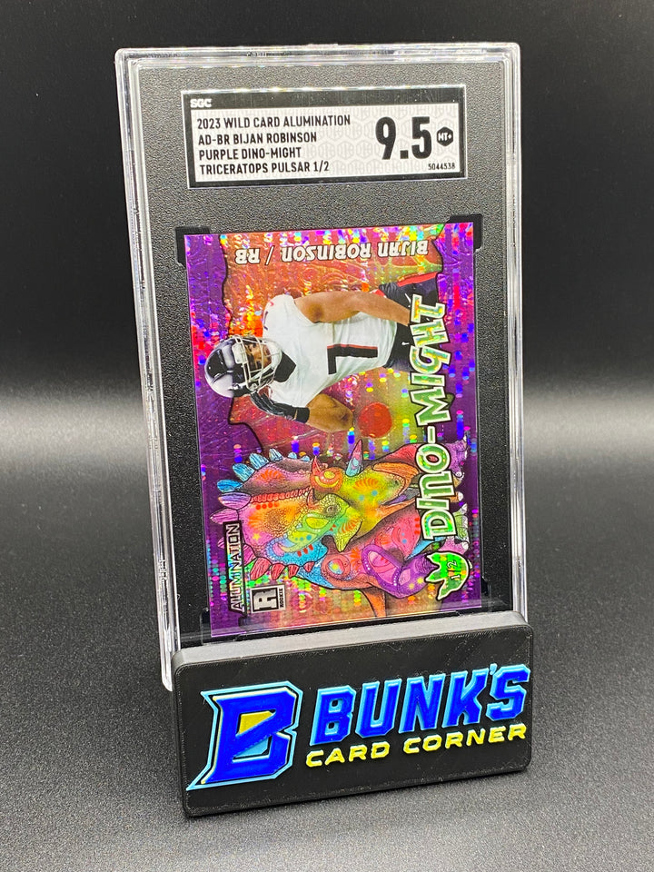 2023 Bijan Robinson Triceratops 1/2 SGC 9.5