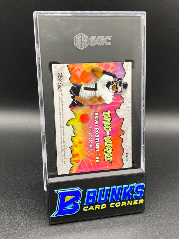 2023 Bijan Robinson Triceratops 1/2 SGC 9.5