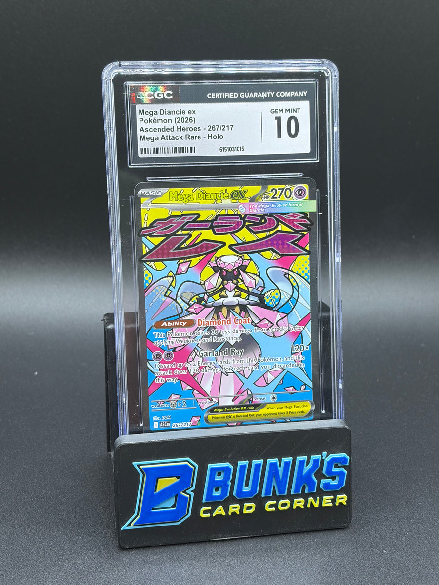 Mega Diancie ex Mega Attack Rare Holo CGC 10