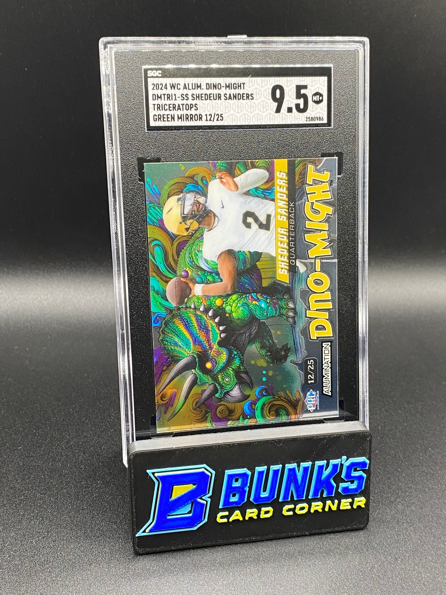 2024 Shedeur Sanders Triceratops 12/25 SGC 9.5