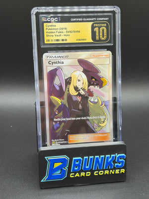 Cynthia Shiny Vault Holo CGC Pristine 10