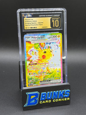 Pikachu ex SIR CGC Pristine 10