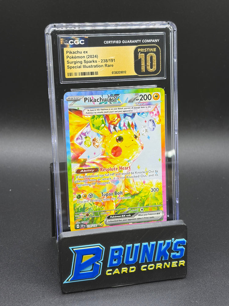 Pikachu ex SIR CGC Pristine 10