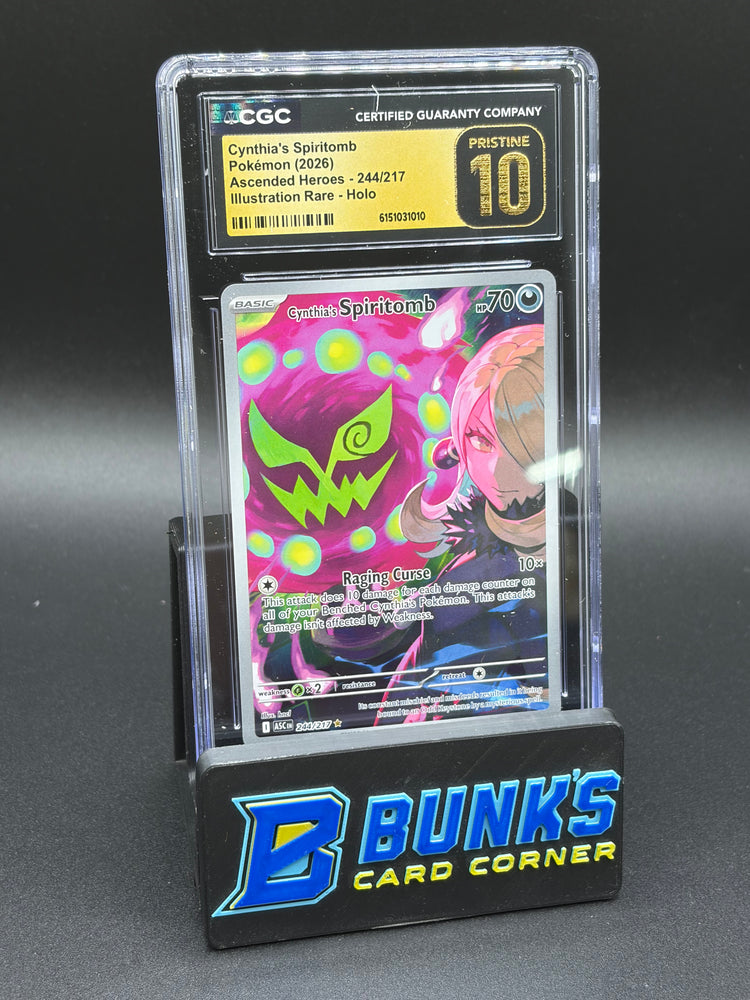 Cynthia's Spiritomb Illustration Rare Holo CGC Pristine 10