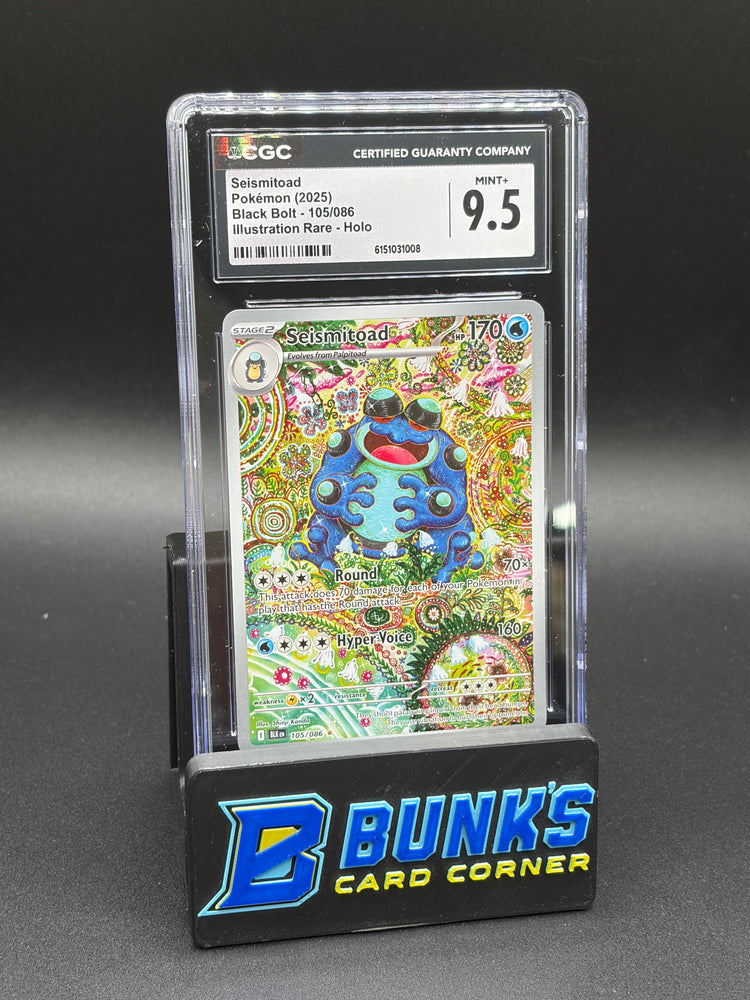 Seismitoad Illustration Rare Holo CGC 9.5