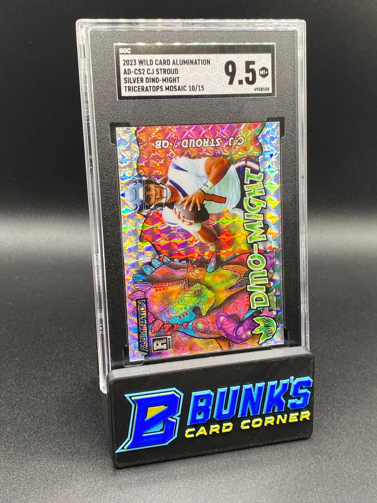 2023 CJ Stroud Triceratops 10/15 SGC 9.5