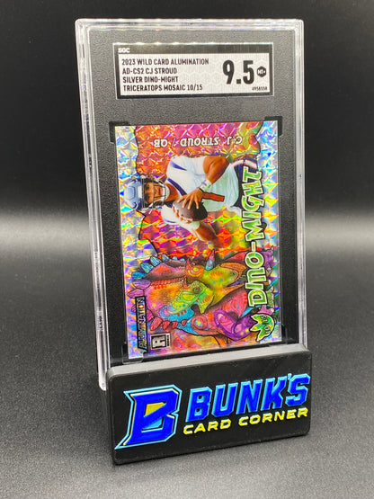 2023 CJ Stroud Triceratops 10/15 SGC 9.5