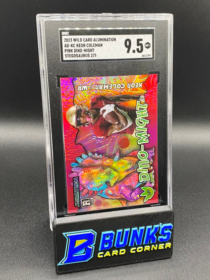 2023 Keon Coleman Stegosaurus 2/5 SGC 9.5