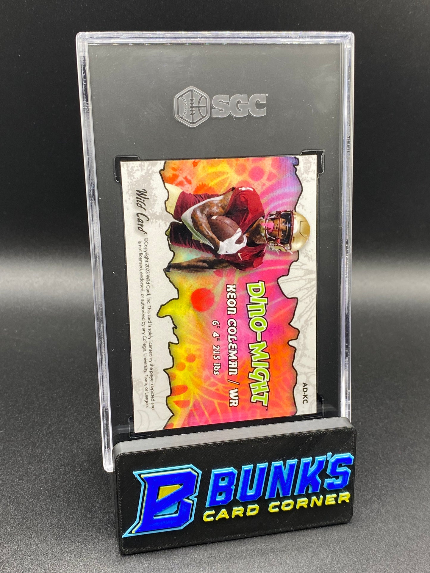 2023 Keon Coleman Stegosaurus 2/5 SGC 9.5