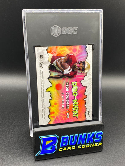 2023 Keon Coleman Stegosaurus 2/5 SGC 9.5
