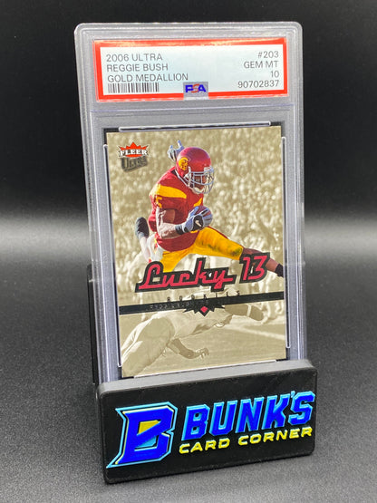 2006 Reggie Bush Gold Medallion PSA 10