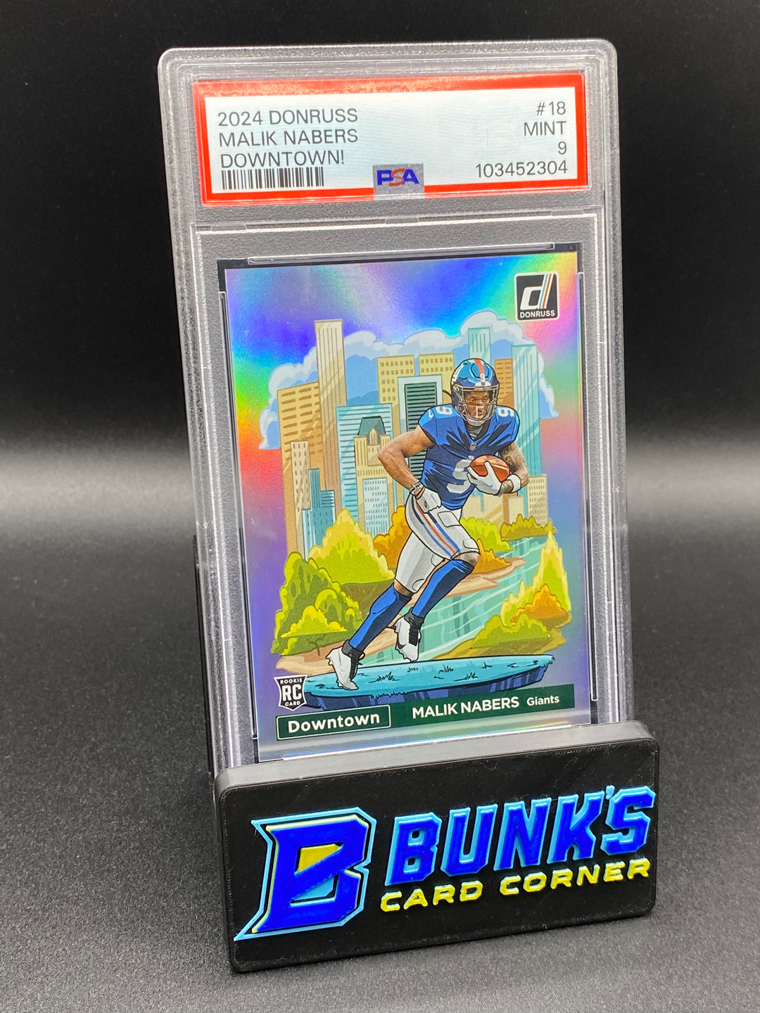 2024 Malik Nabers Downtown PSA 9