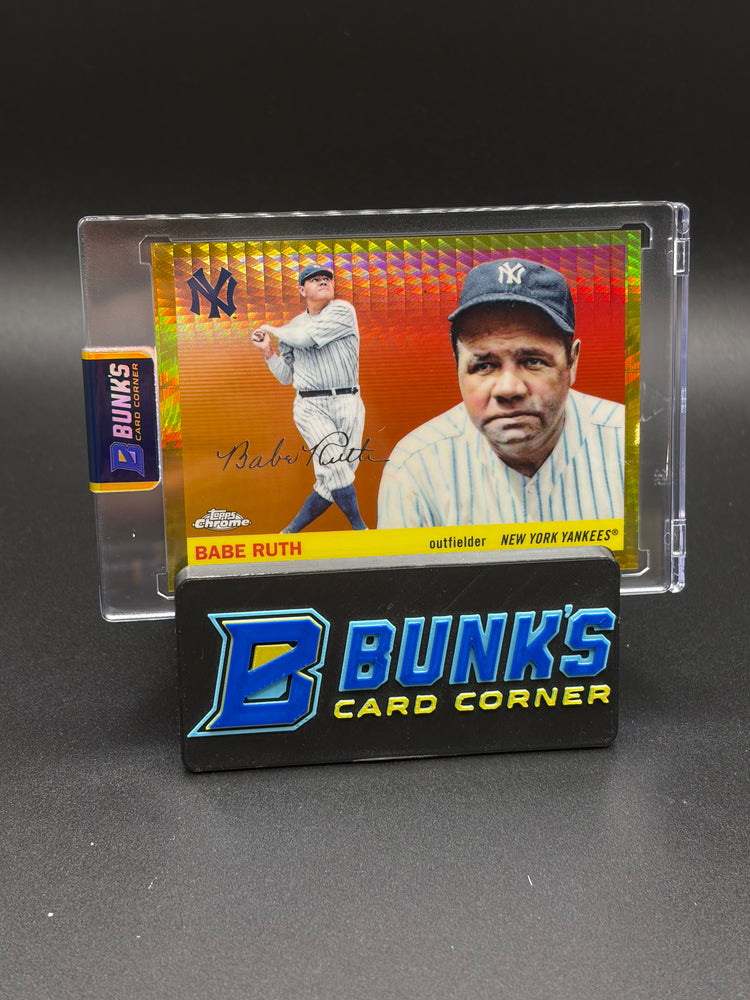 2025 Babe Ruth Plat Gold Prizm Refractor