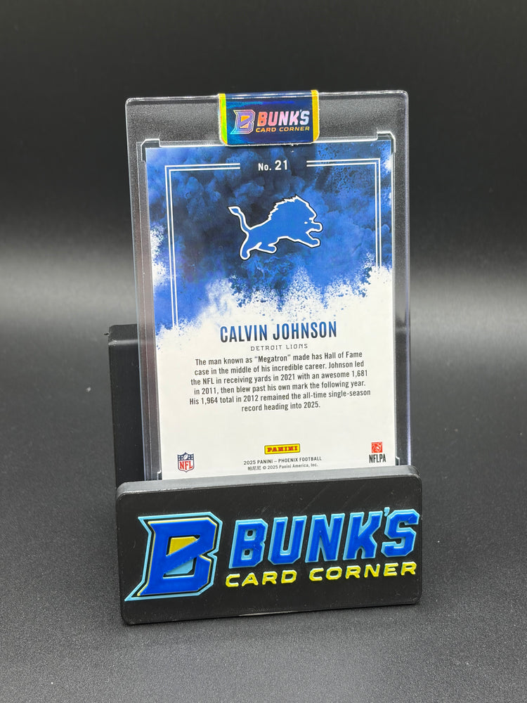 2025 Calvin Johnson Phoenix Panini Color Blast