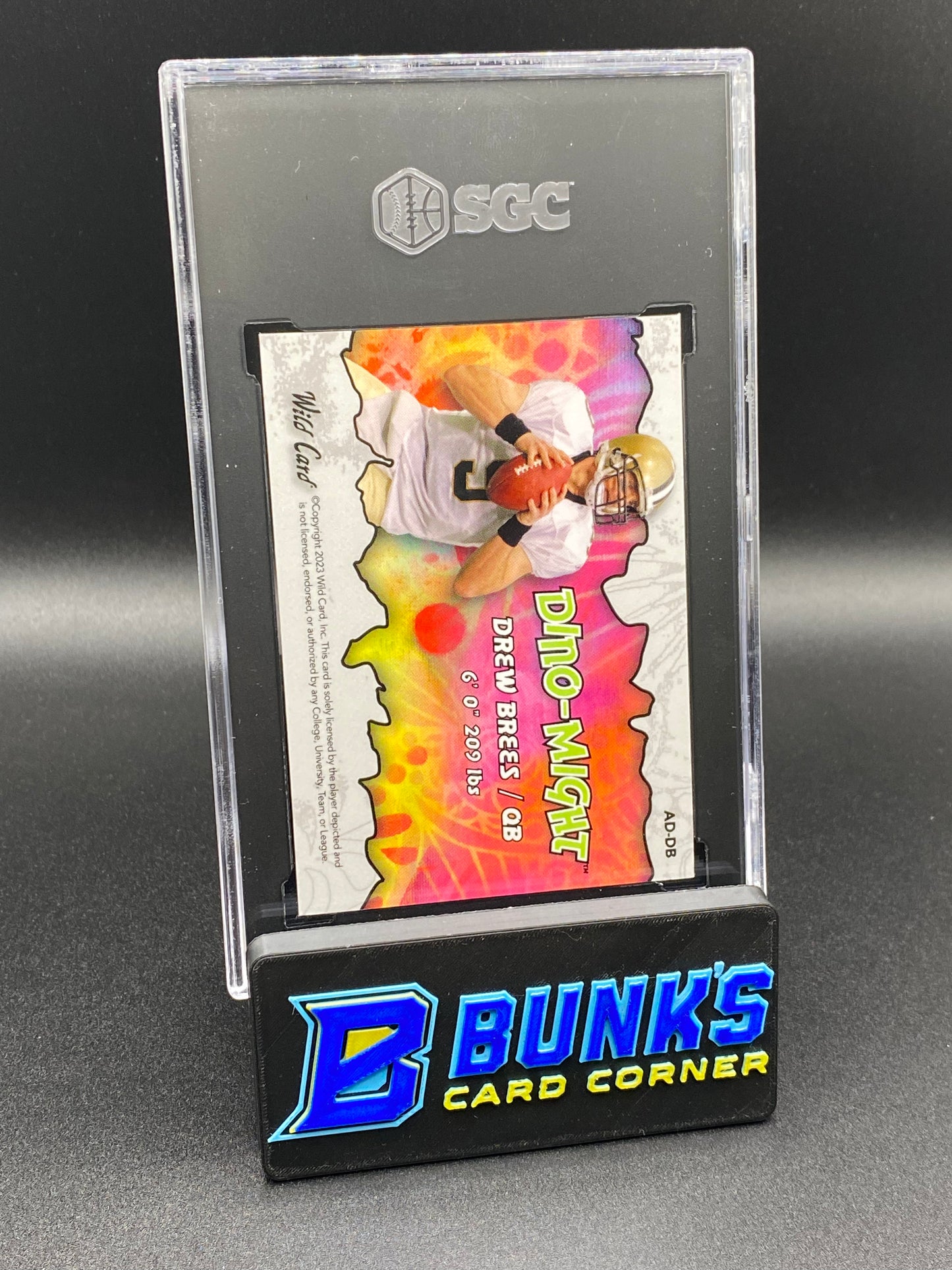 2023 Drew Brees Triceratops Mosaic 1/1 SGC 9.5