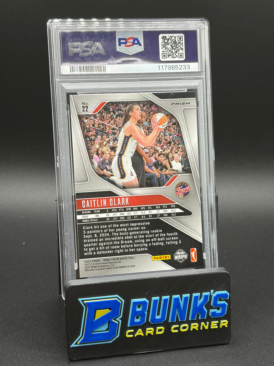 2024 Caitlin Clark Blue Velocity Prizm PSA 9 RC