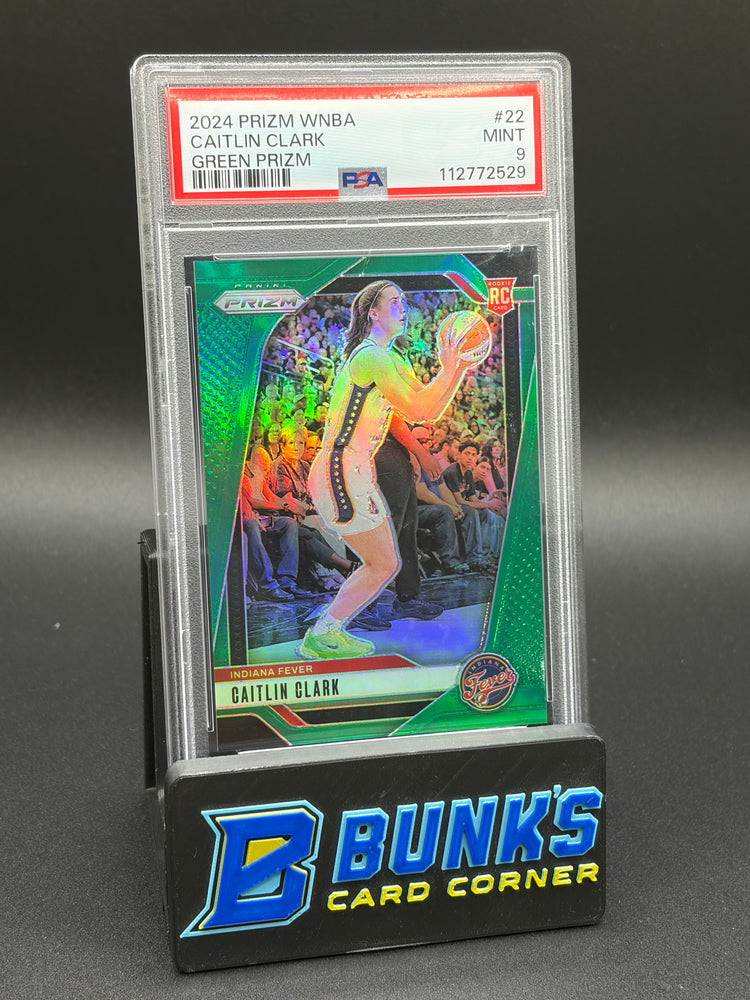 2024 Caitlin Clark Green Prizm PSA 9 RC