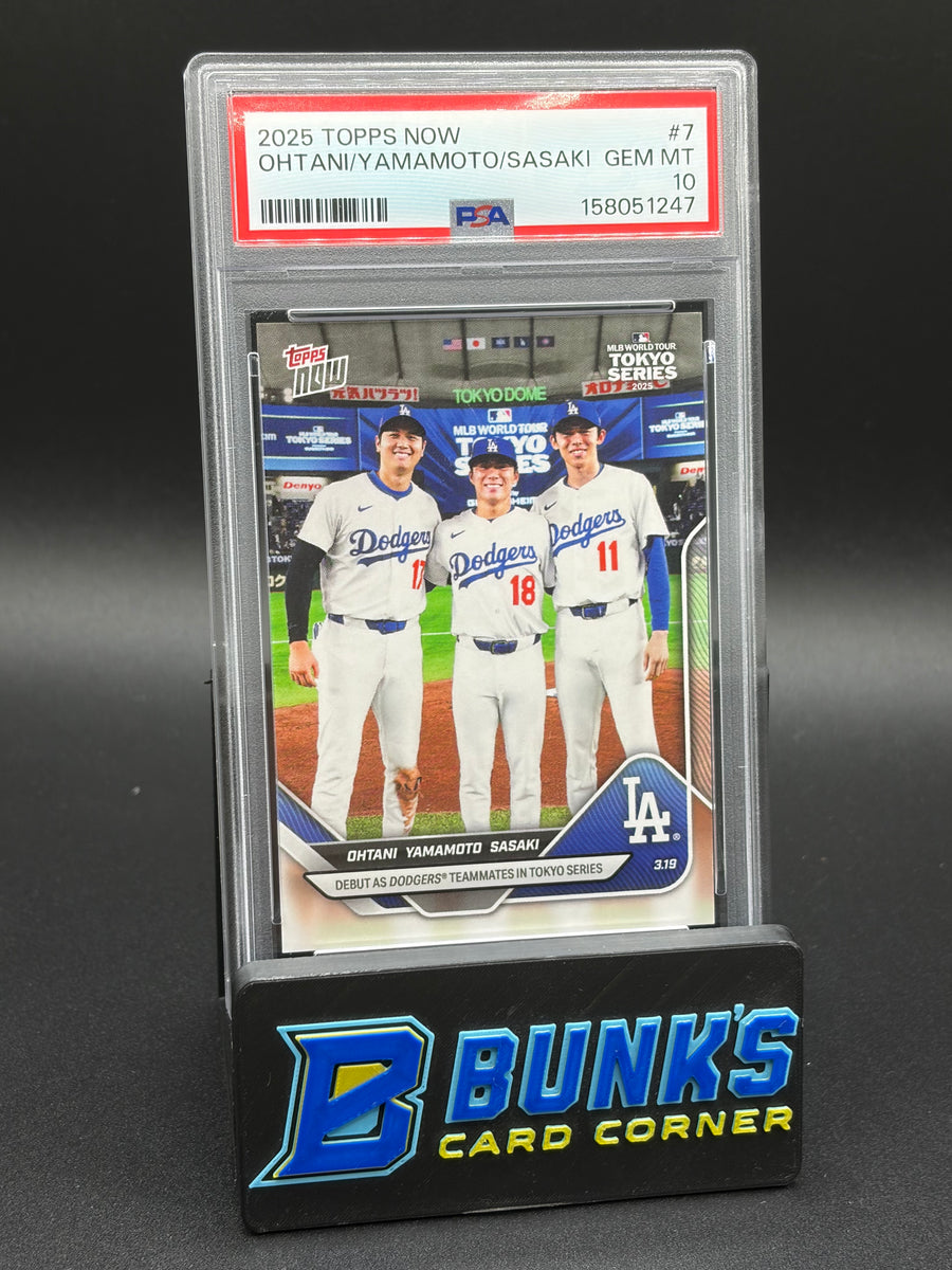 2025 Ohtani/Yamamoto/Sasaki Topps Now PSA 10