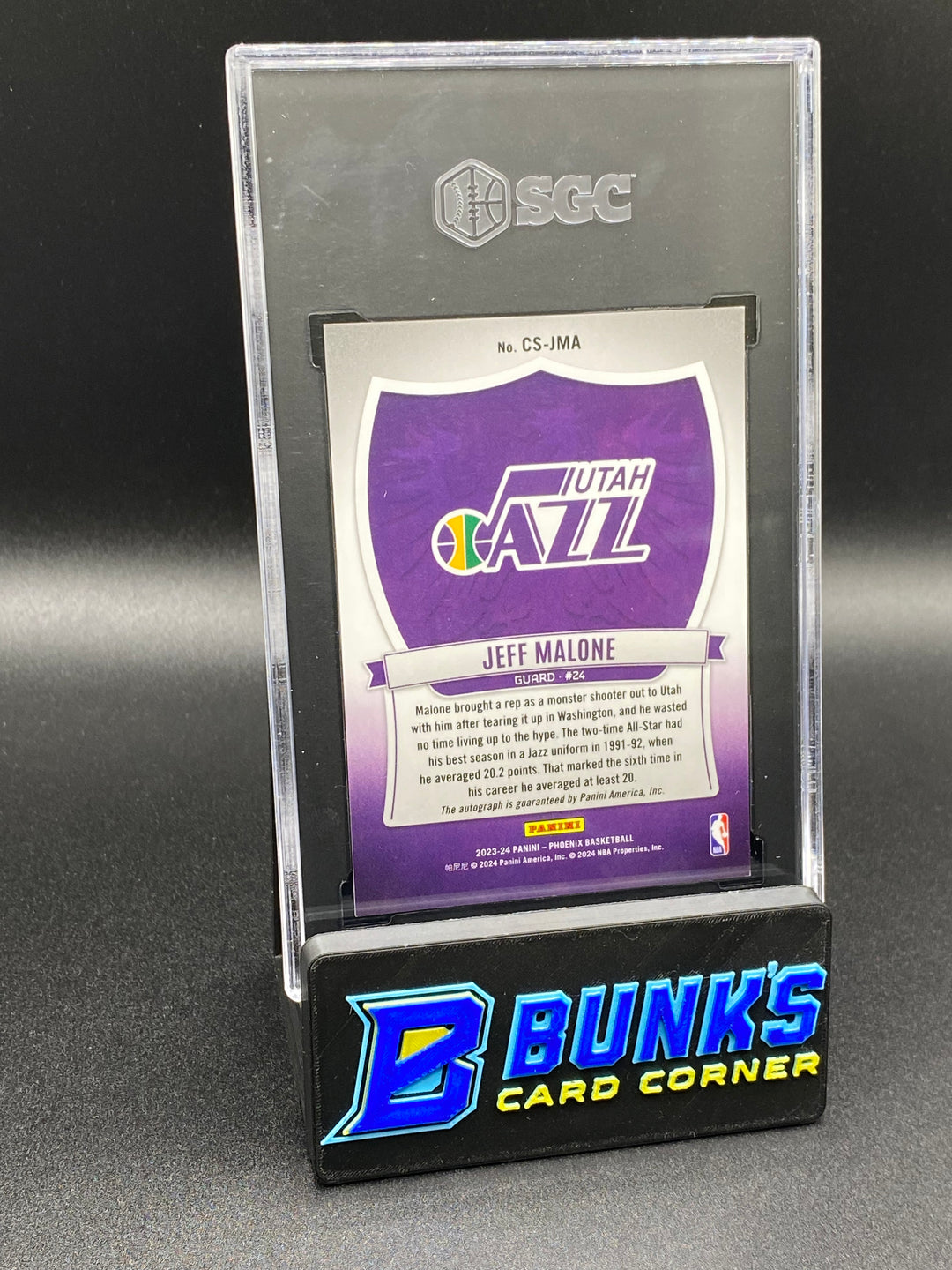 2023-24 Jeff Malone Crusade Sig. SGC 10/8.5