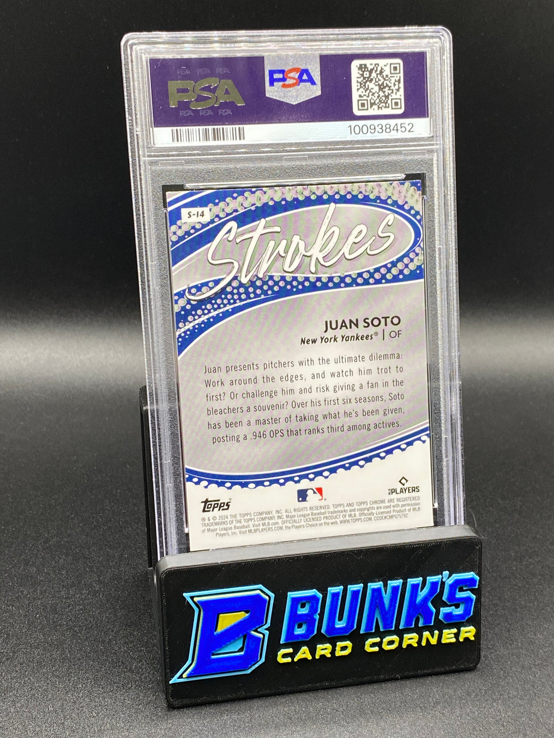 2024 Juan Soto Strokes PSA 10