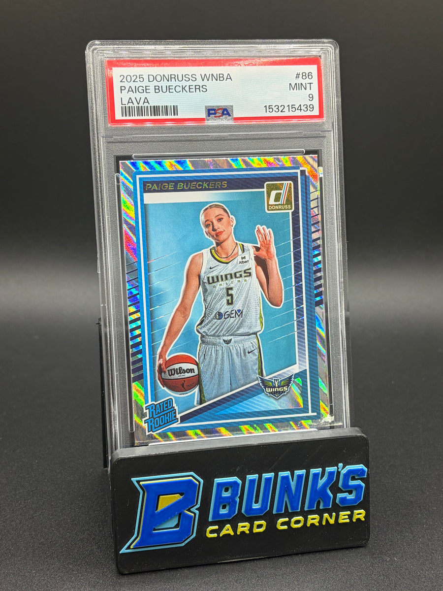 2025 Paige Bueckers Lava Donruss PSA 9 RC