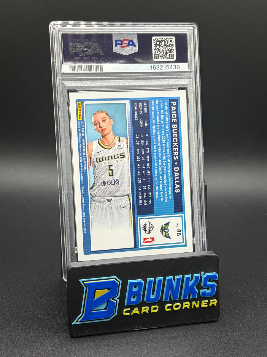 2025 Paige Bueckers Lava Donruss PSA 9 RC
