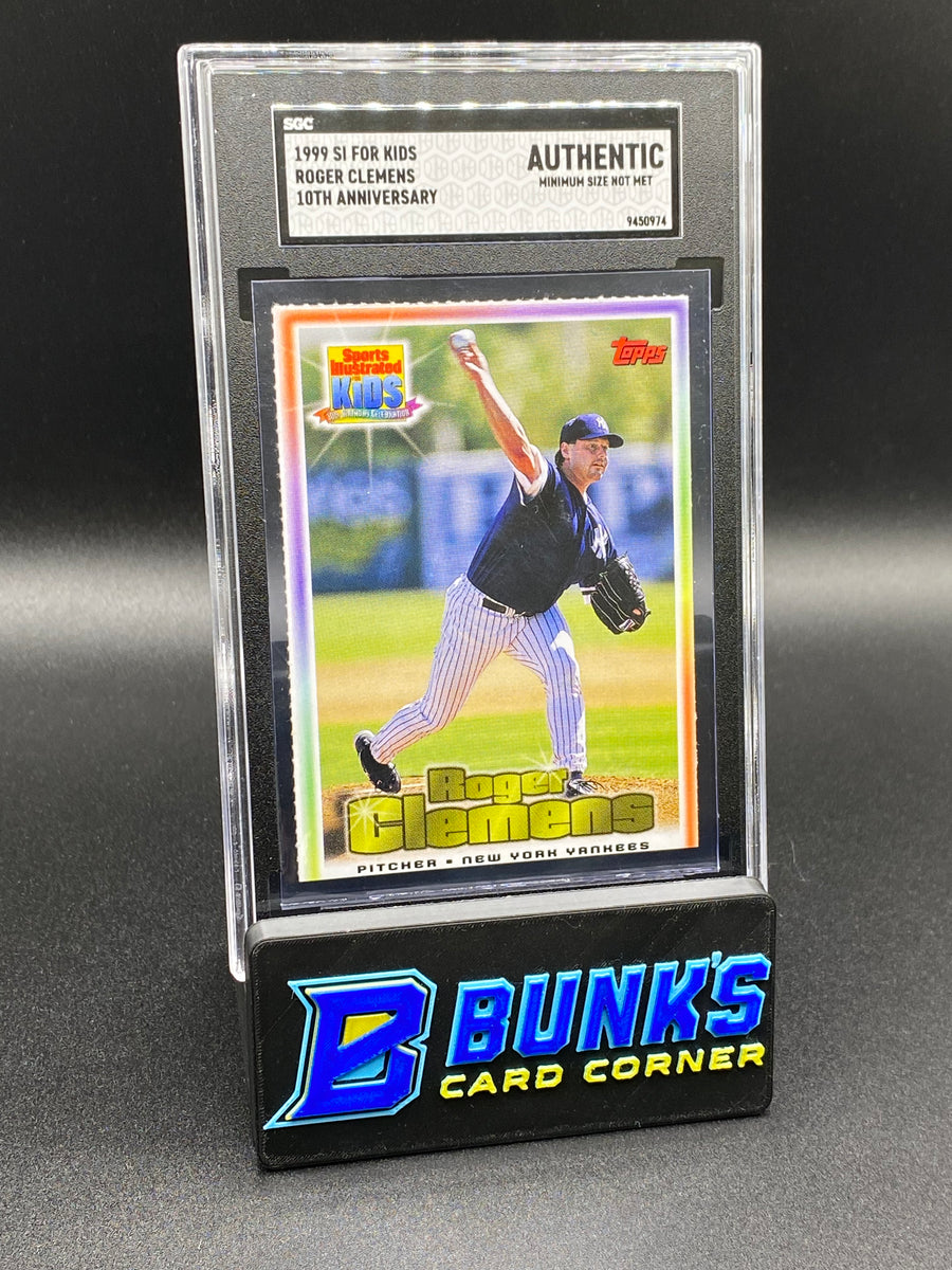 1999 Roger Clemons 10th Anniversary SGC Authentic