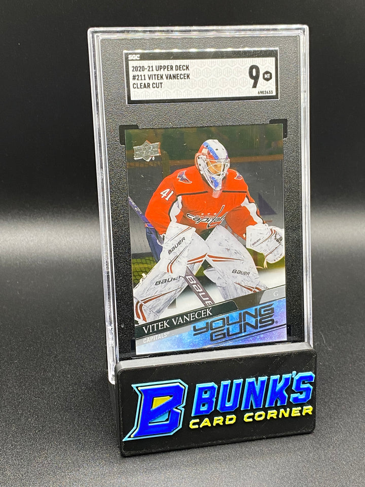 2020-21 Vitek Vanecek Clear Cut SGC 9