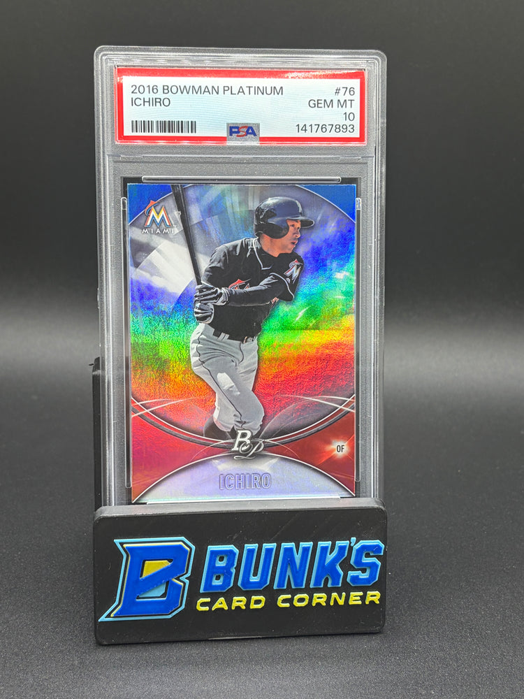 2016 Ichiro Bowman Platinum PSA 10