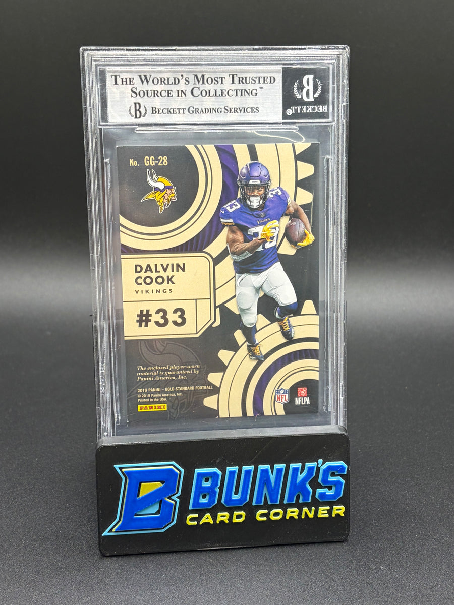 2019 Dalvin Cook Gold Gear Beckett AU Auto 6/199
