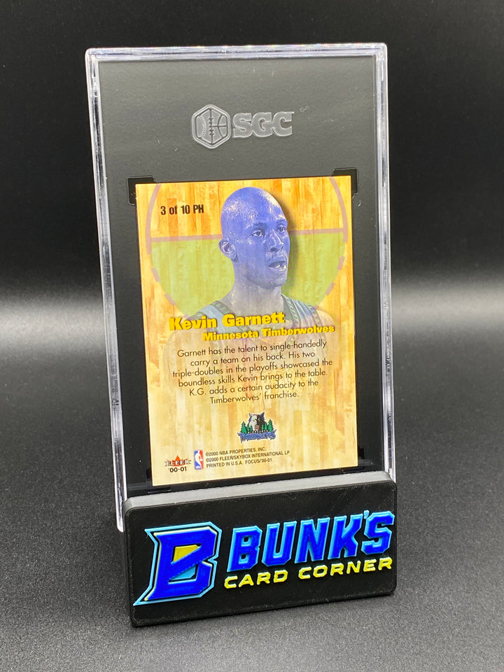2000-1 Kevin Garnett Planet Hardwood SGC 10