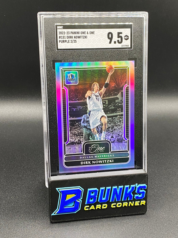 2022-23 Dirk Nowitzki Purple 2/25 SGC 9.5