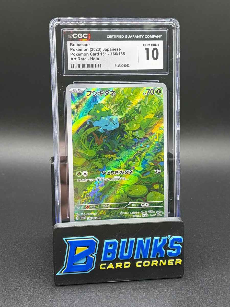 Bulbasaur Art Rare Holo CGC 10