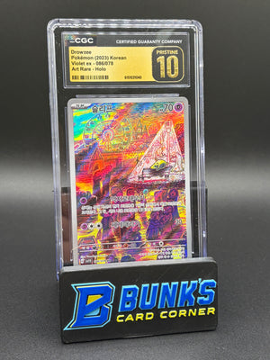Drowzee Art Rare Holo CGC Pristine 10