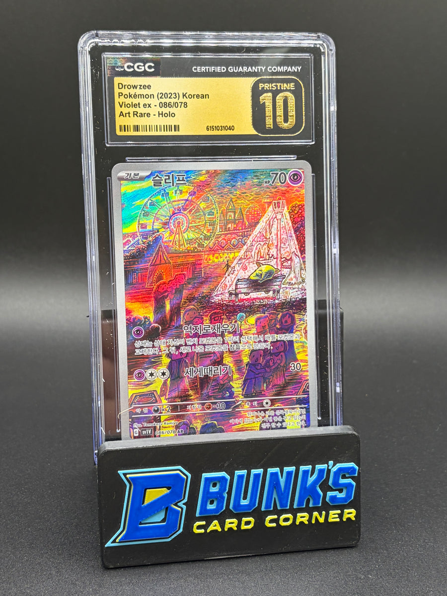 Drowzee Art Rare Holo CGC Pristine 10