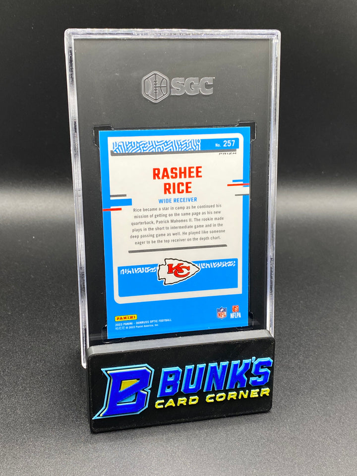 2023 Rashee Rice Green Velocity Prizm SGC 10