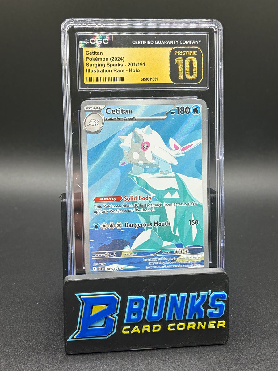 Cetitan Illustration Rare Holo CGC Pristine 10