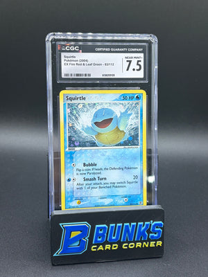 Squirtle EX Fire Red & Leaf Green CGC 7.5