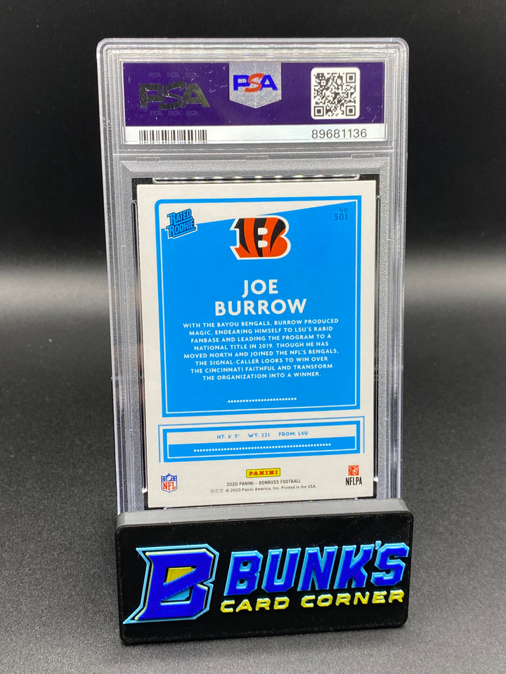 2020 Joe Burrow PSA 9