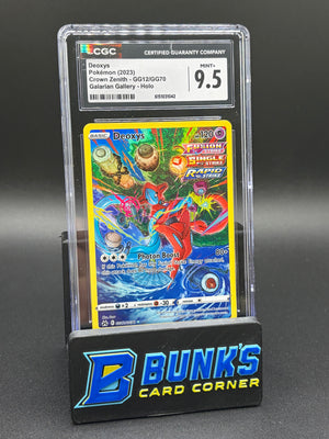 Deoxys Galarian Gallery Holo CGC 9.5