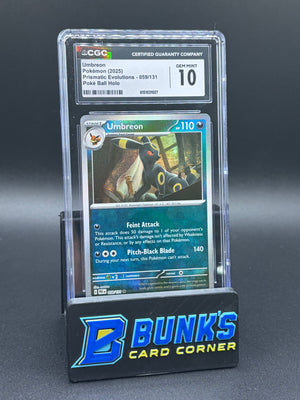 Umbreon Poke Ball Holo CGC 10