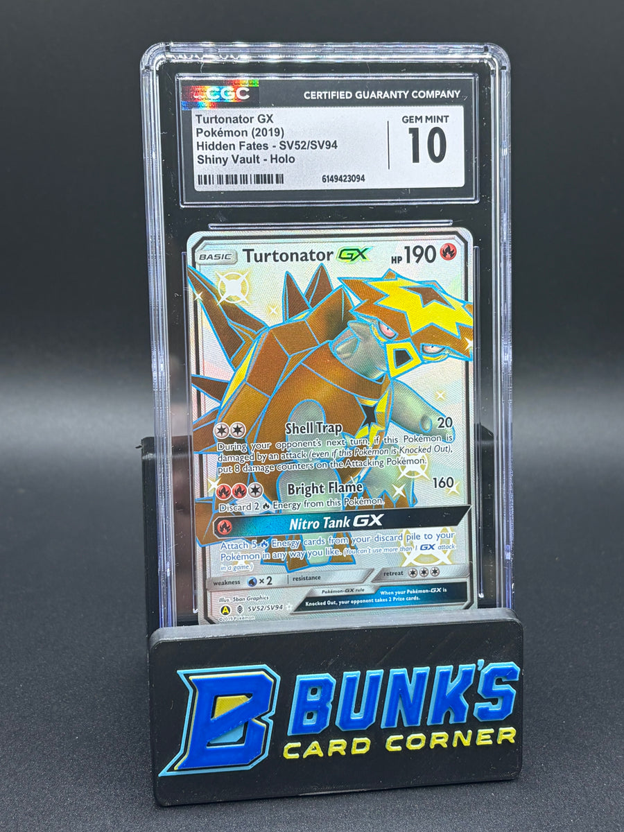 Turtonator GX Shiny Vault Holo CGC 10