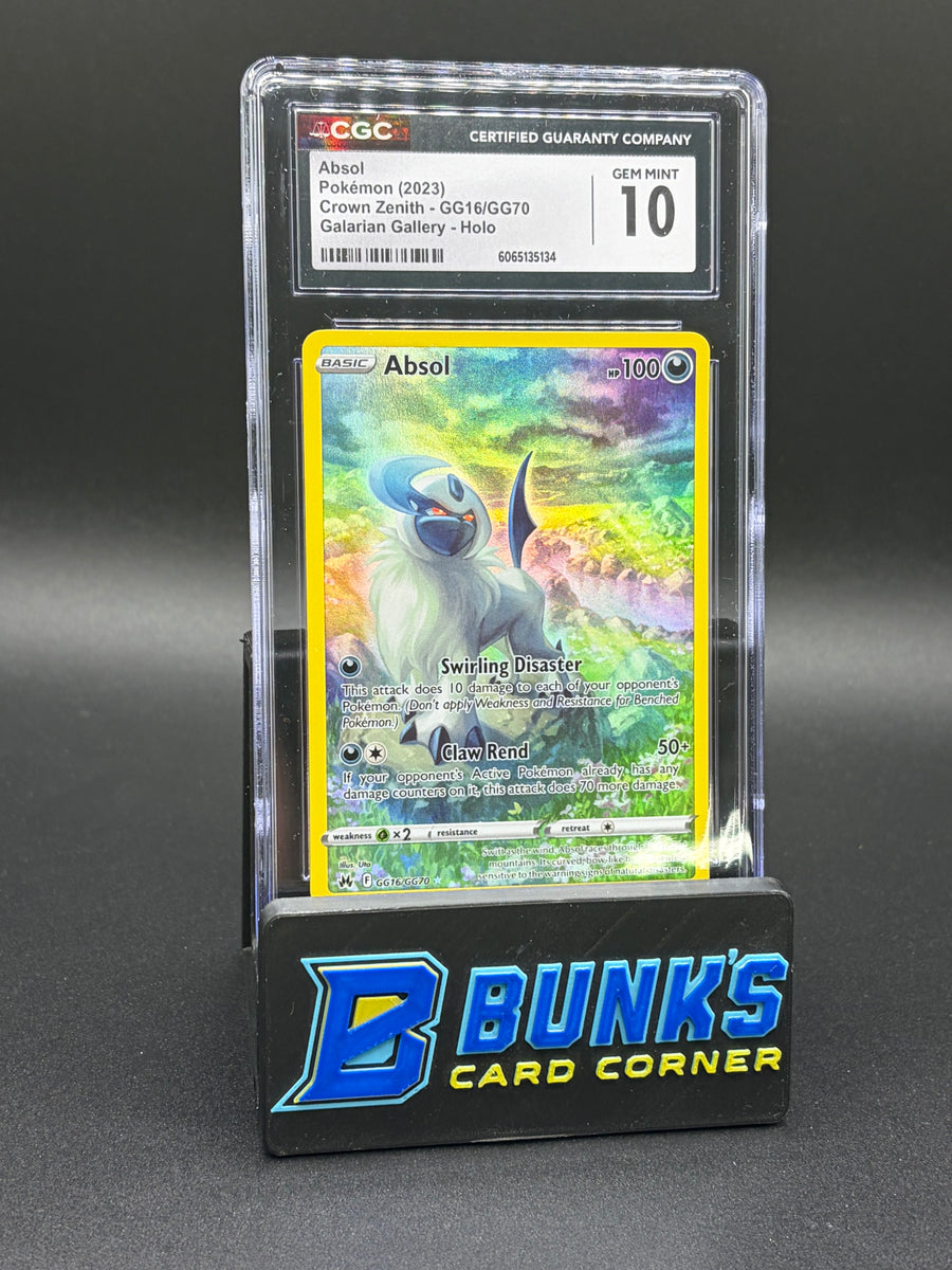 Absol Galarian Gallery Holo CGC 10