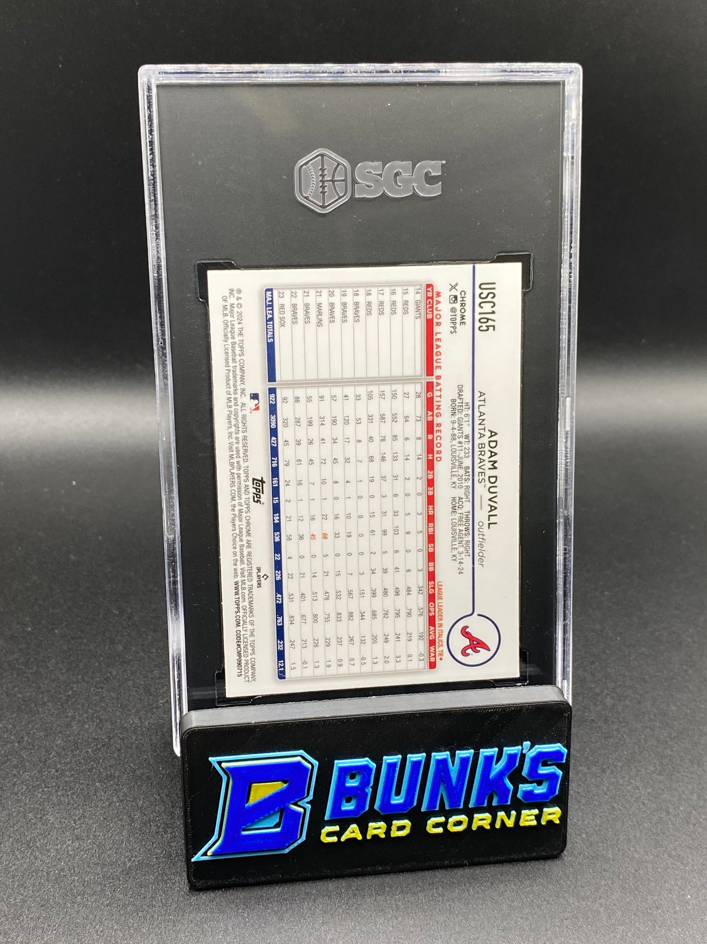 2024 Adam Duvall Gold Mini-Diamond Ref. 43/50 SGC 10