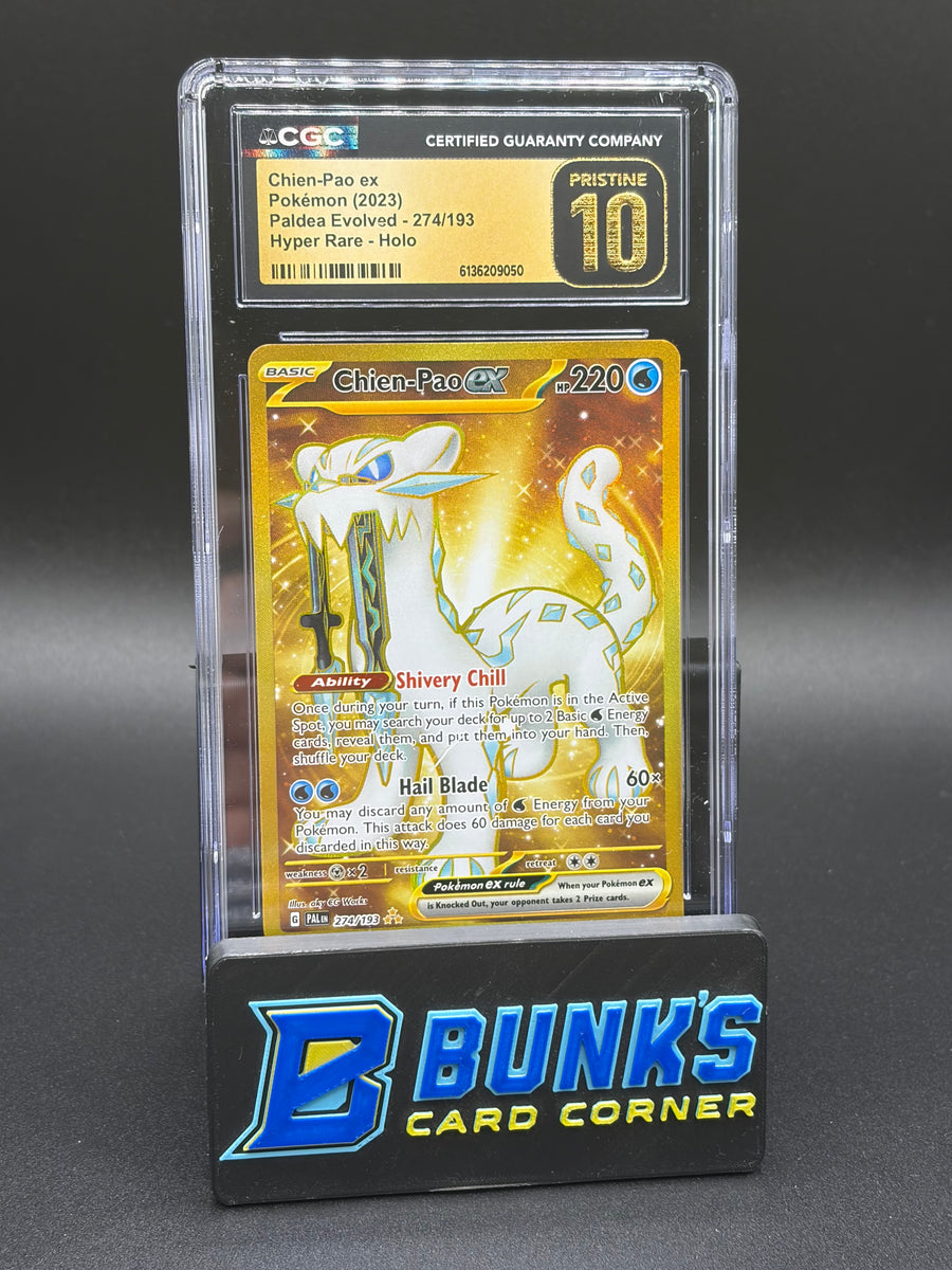 Chien-Pao ex Hyper Rare Holo CGC Pristine 10