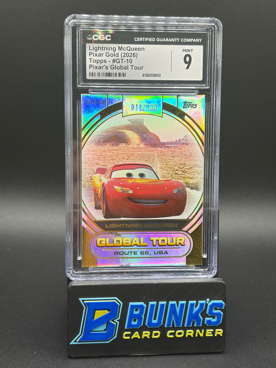 Lightning McQueen Pixar's Global Tour CGC 9 11/100