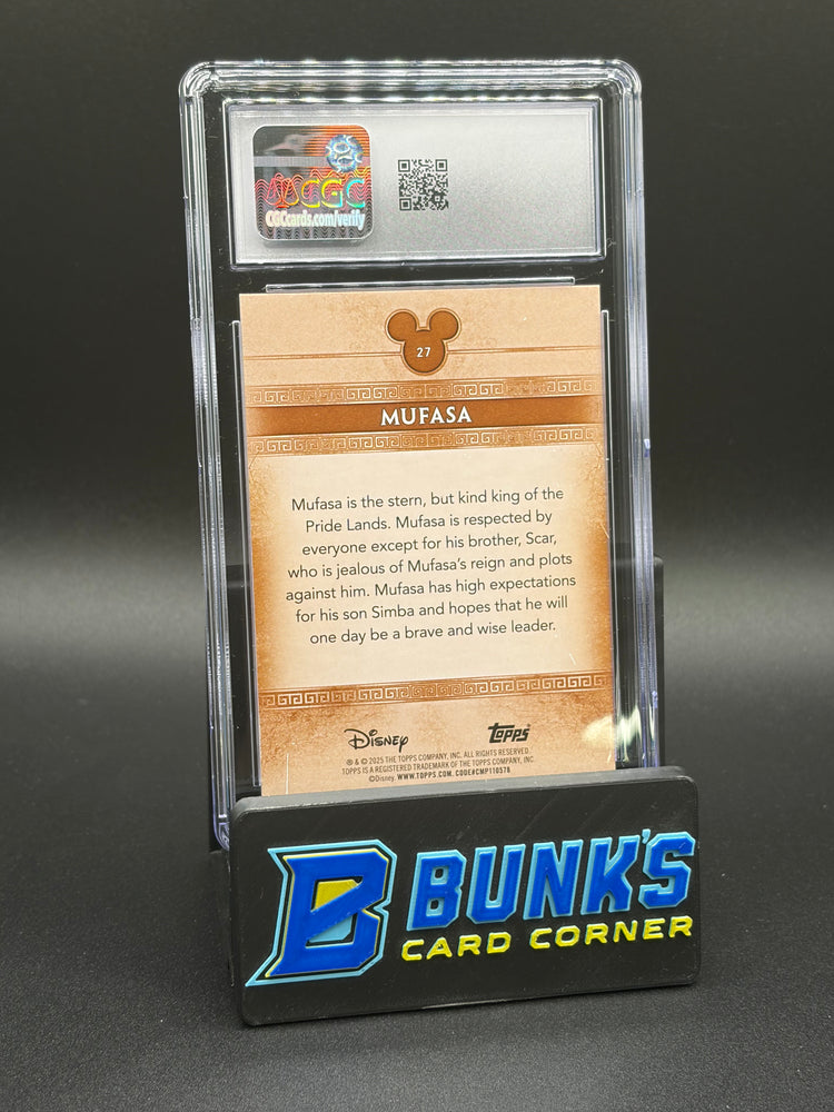 Mufasa Gold Foil Topps CGC 9