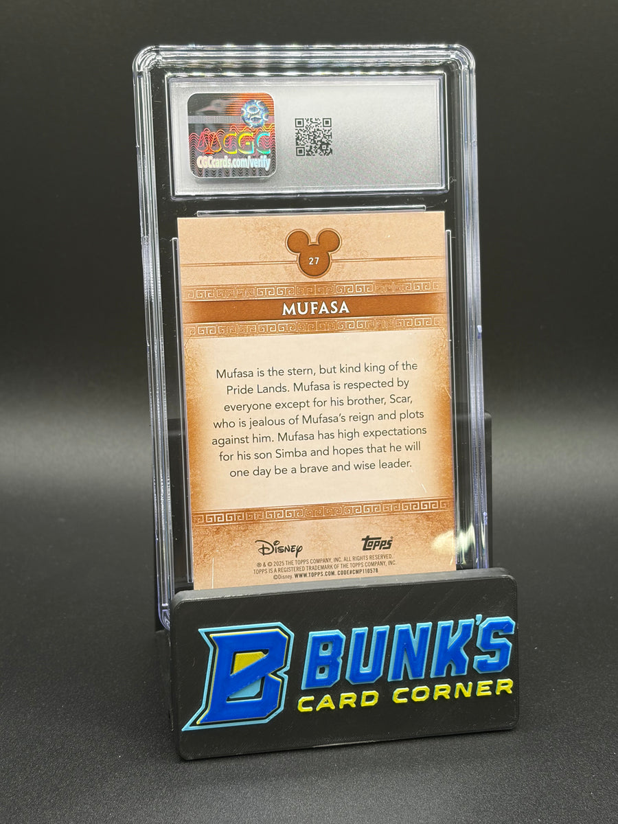 Mufasa Gold Foil Topps CGC 9