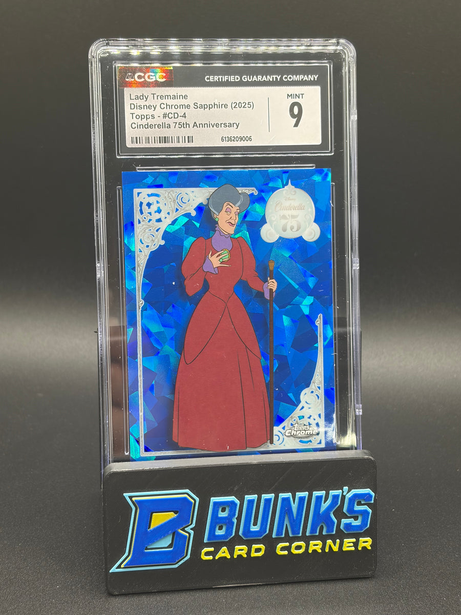 Lady Tremaine Disney Chrome Sapphire Topps CGC 9